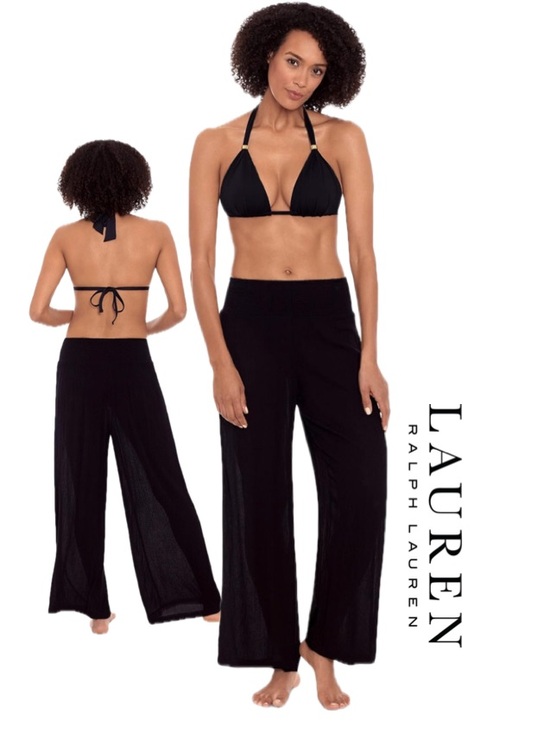 Lauren Ralph Lauren Other - LAUREN RALPH LAUREN Crinkle Rayon Swimwear Cover Up Pant Women’s Size XL